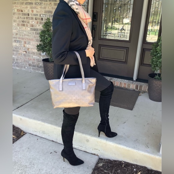 Authentic GUCCI PVC GG monogram tote bag🌸 - Picture 9 of 16